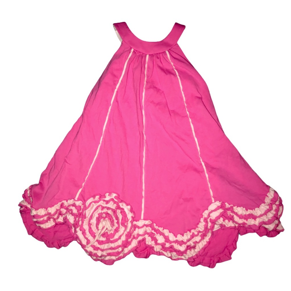 Isobella & Chloe Designer Pink Dress Girls Size 4